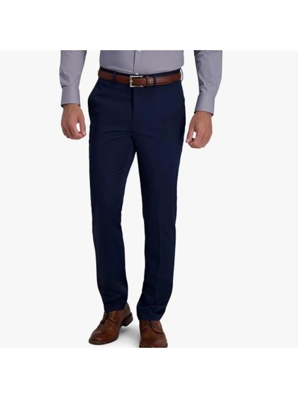 Kenneth Cole Reaction Men’s Navy Blue Modern Fit Suit Dress Pants 38Wx29L